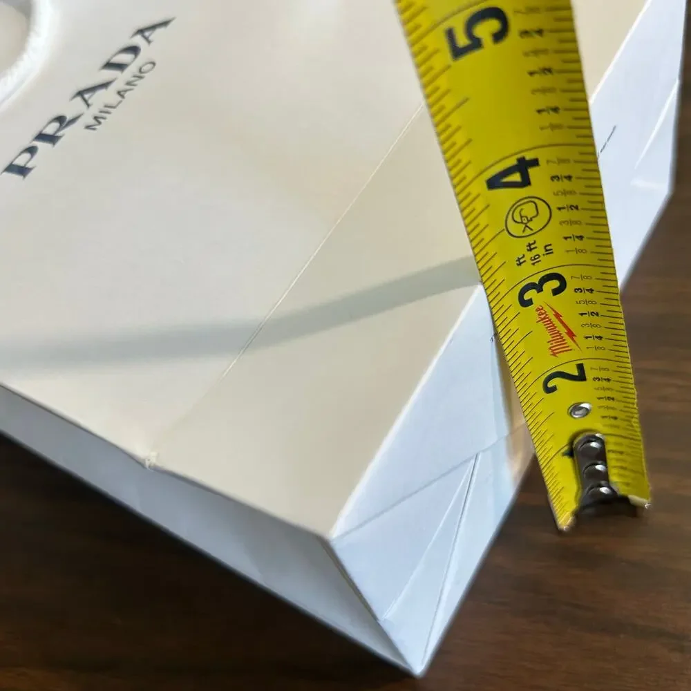 Authentic Prada Milano Paper Shopping Bag Only